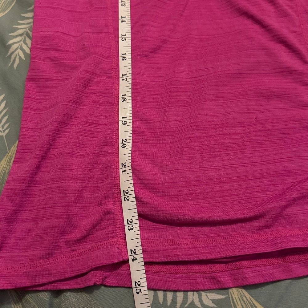 Athleta Pacifica UPF 50 Pink 1/2 Zip Long Sleeve Pullover Workout Swim Top Sz M - Picture 11 of 12